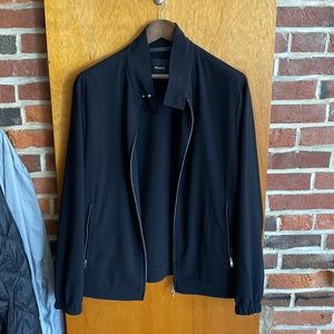 Unworn!! Theory wool blend zip up jacket